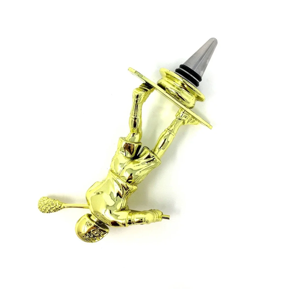 Handmade Bottle Stopper made from Repurposed Lacrosse Trophy